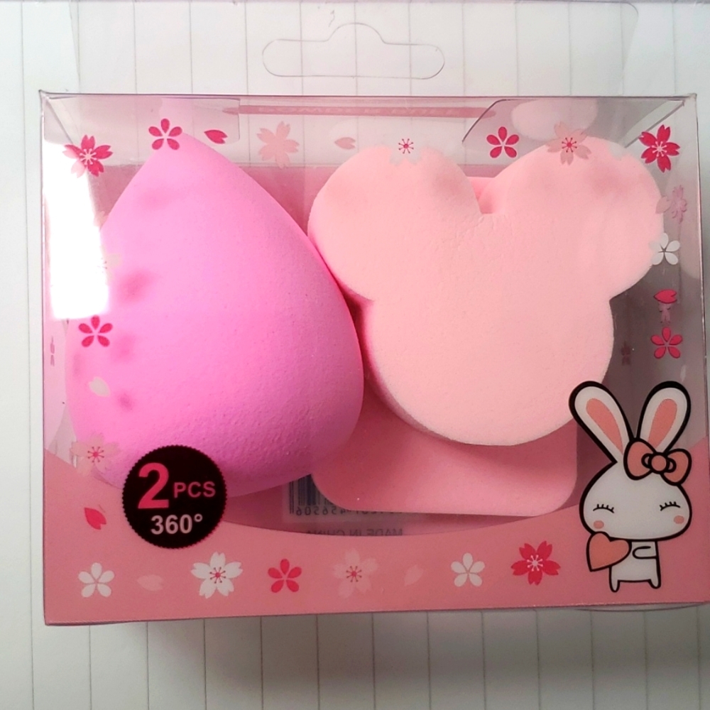 2x5 NEW 3pcs Minnie Beauty Powder Puff sponge